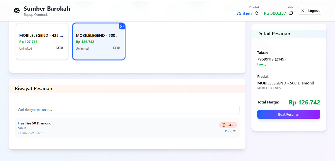 Top-up Automation System